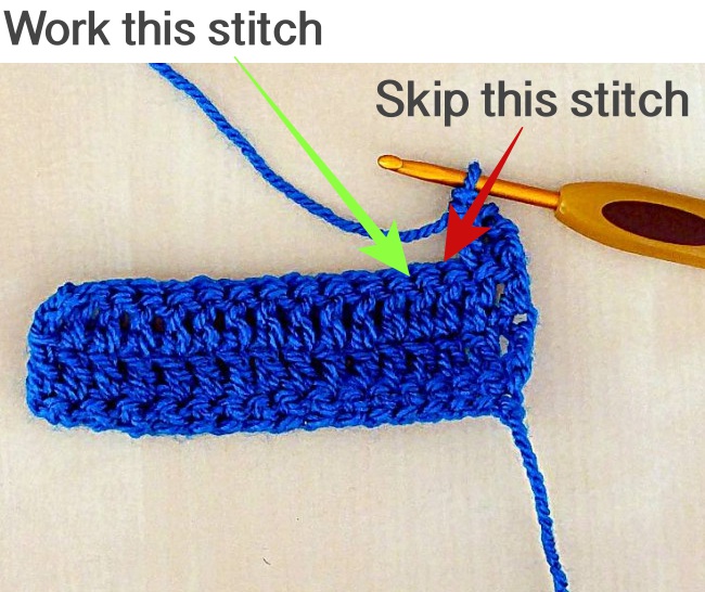 Crochet puff stitch tutorial skip and work puff stitch row