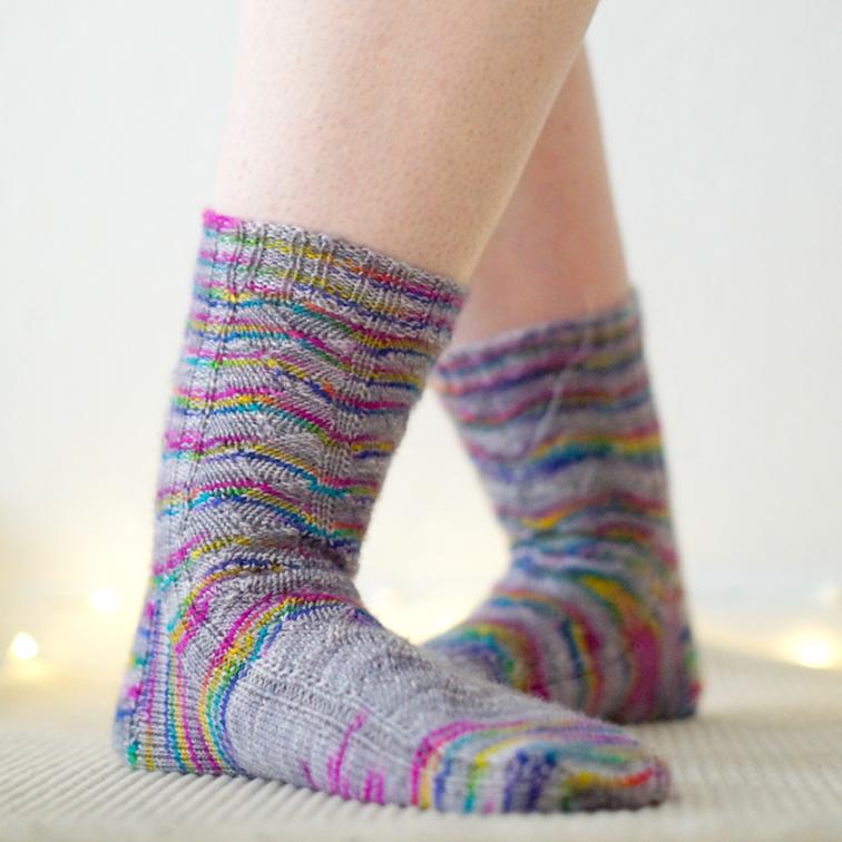 Happy Dance Socks Knitting Pattern
