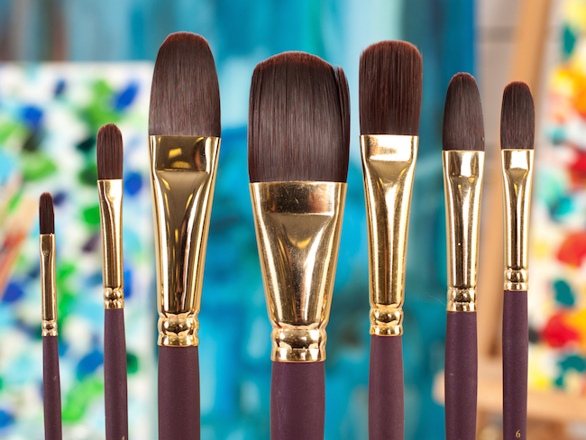 Oil Paint Brushes