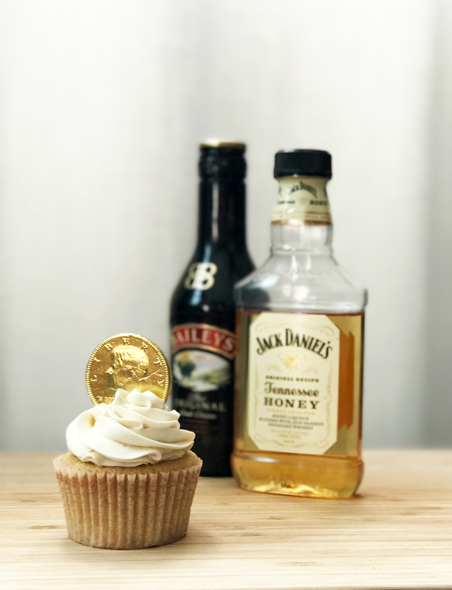 whiskey cupcake