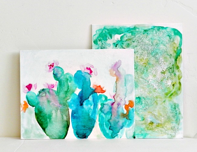abstract watercolor paintings