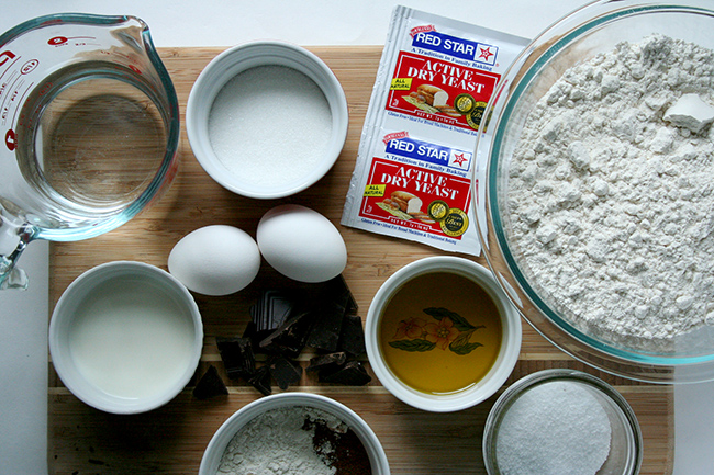 Ingredients for babka