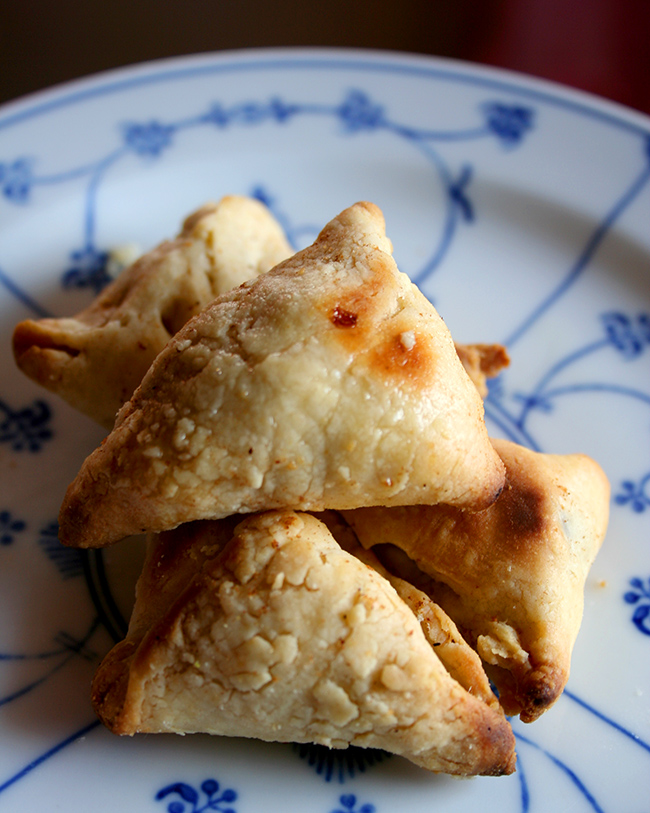 Baked samosas