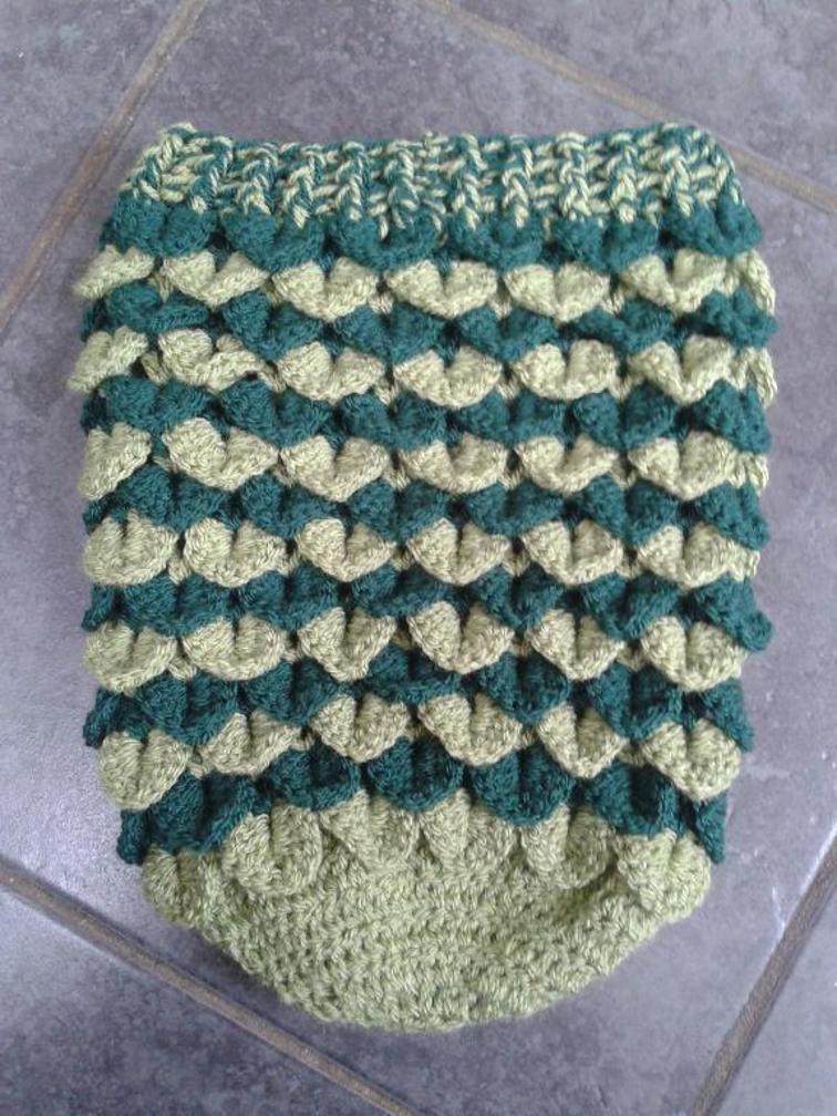 Crocodile Stitch Newborn Cocoon Pattern