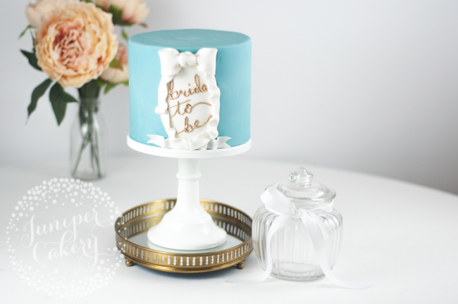 How to create an easy bridal shower cake