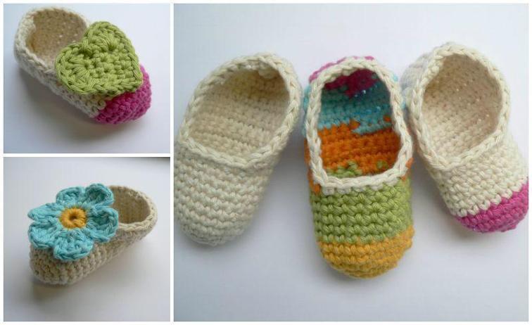 Simple Cute Baby Booties Crochet Pattern