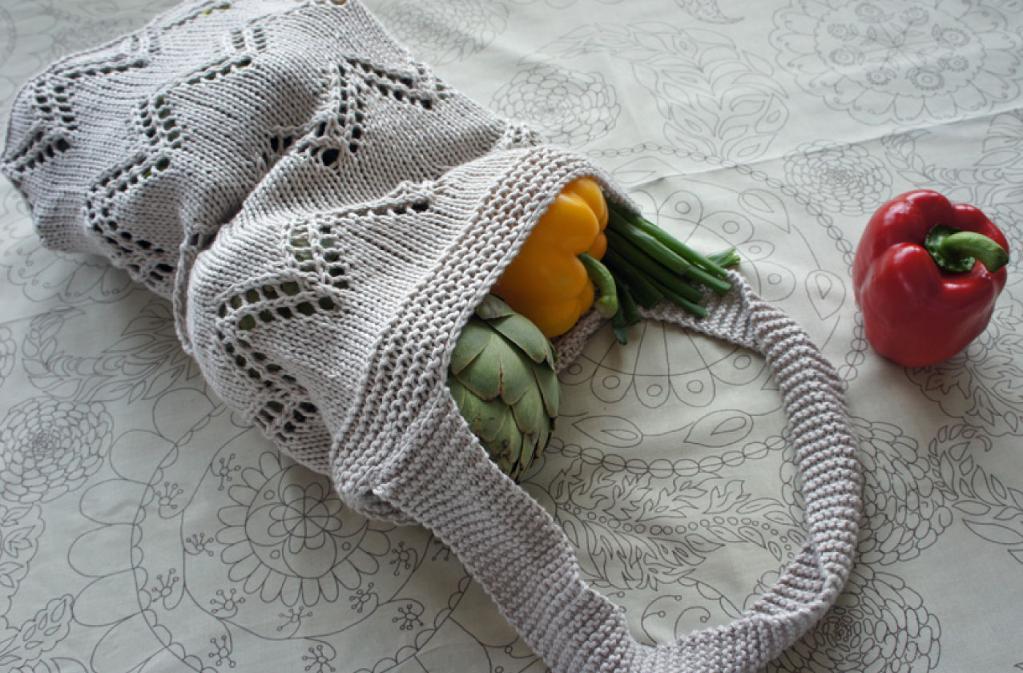 Market Tote Bag Free Knitting Pattern