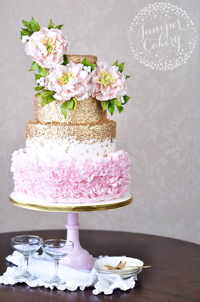 2017 wedding cake trends