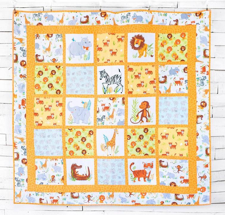 Wild Safari Quilt Kit