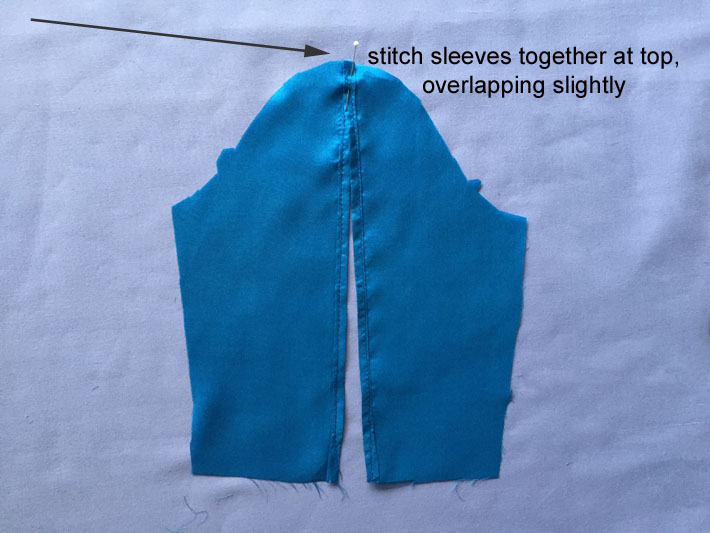 sew sleeve top together