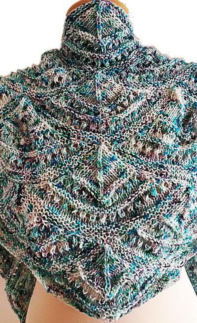 Speckled Shawl Knitting Patterns