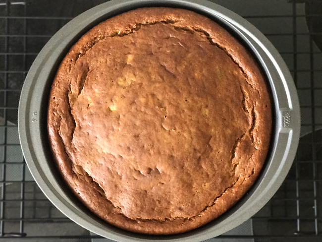 Baked Banana Cake