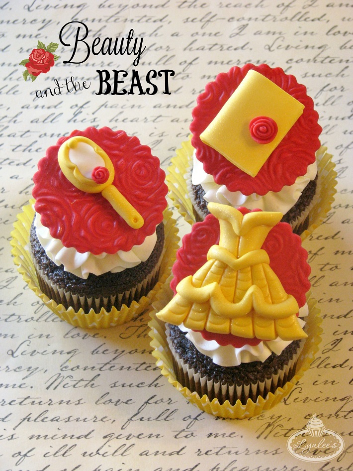 Beauty and the Beast Cupcakes