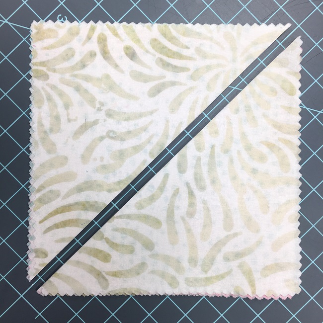 Light Square Cut on the Diagonal