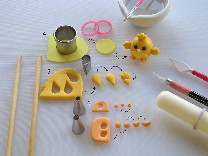 Easter Cupcake tutorial step 2