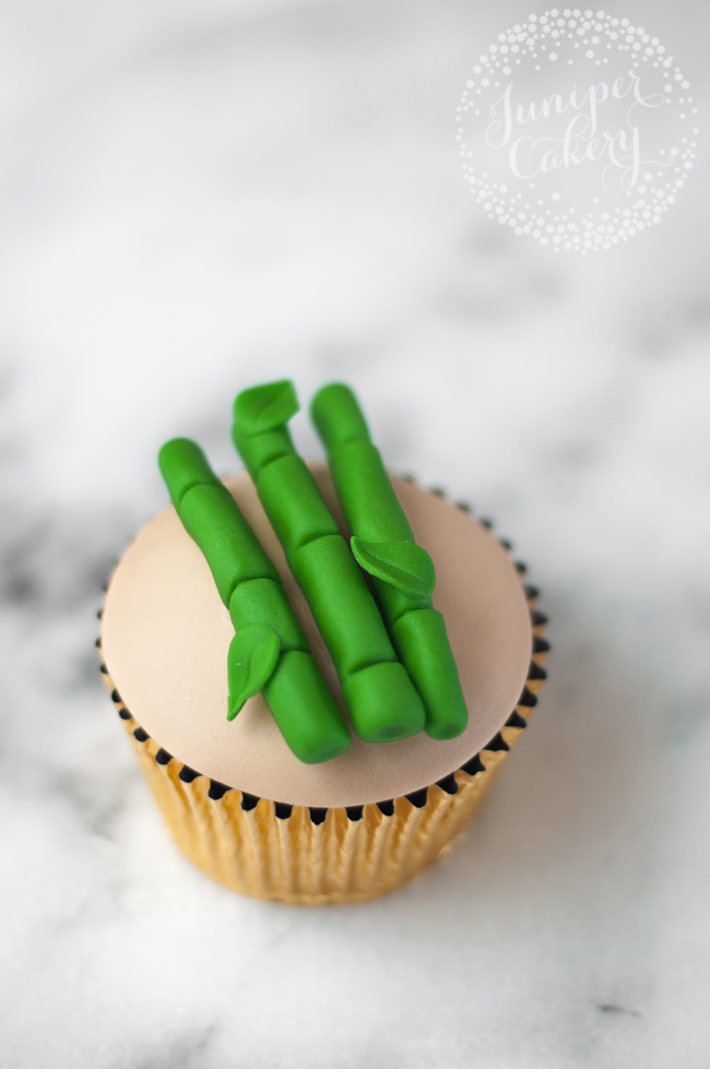 How to create fondant bamboo