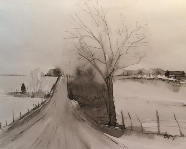 Sketch with Brush Pen