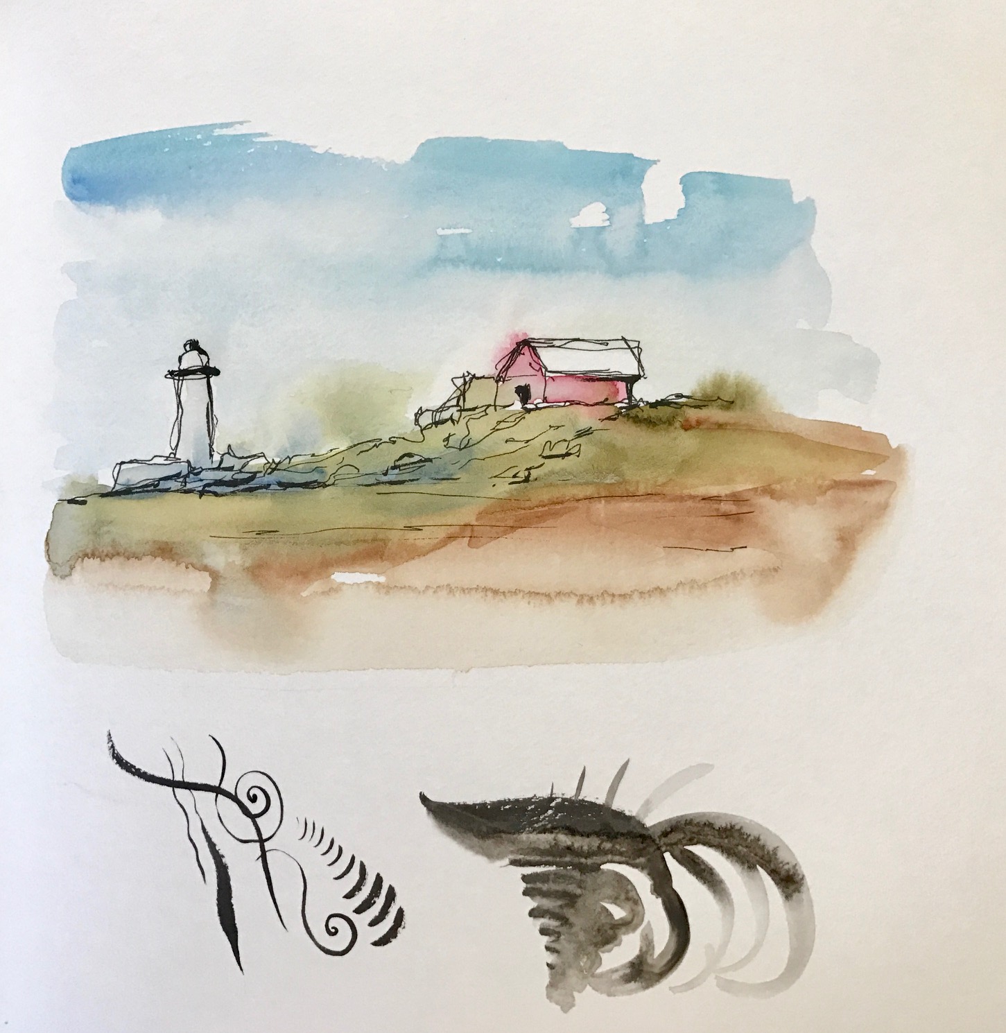 Waterproof Brush Pen Example