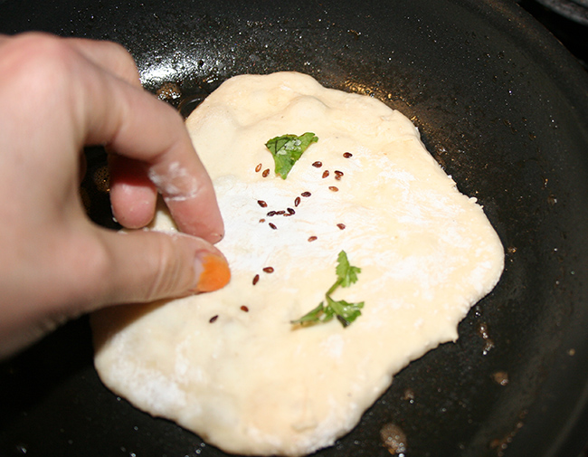 Cooking Kulcha Bread