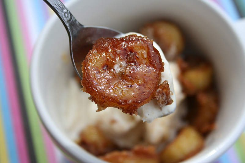 Bananas Foster With Ice Cream