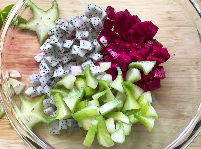 dragon fruit salad