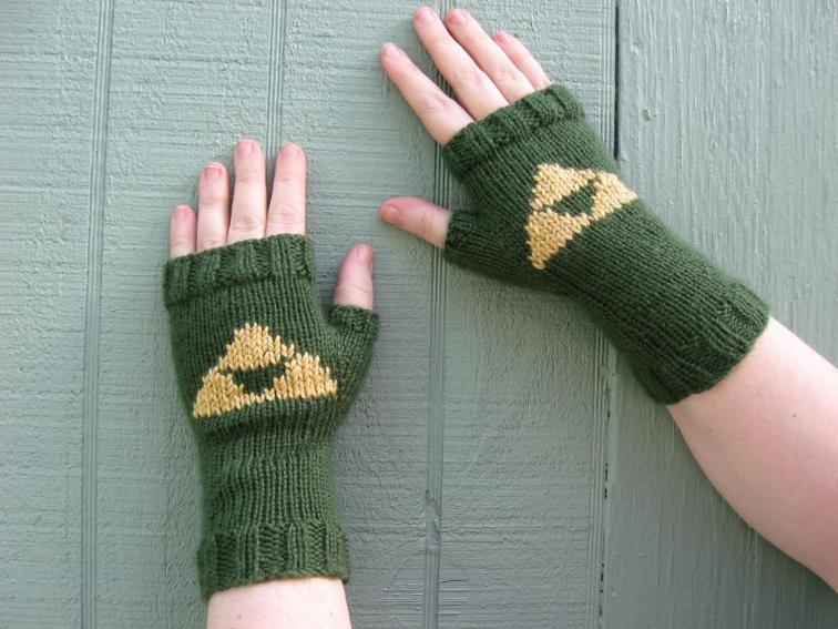 Fingerless Zelda Gloves Knitting Pattern