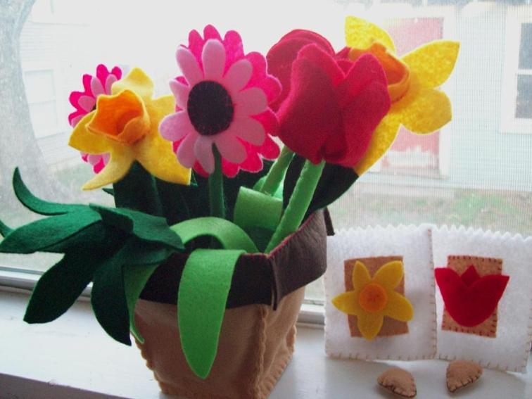 Flower Shop Pots Sewing Pattern