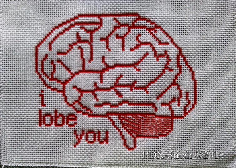 I Lobe You Cross Stitch