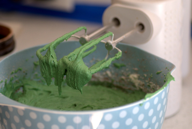 Make a Green Velvelt Bundt Cake for St Patrick's Day
