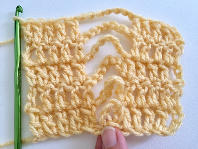 jacob ladder crochet stitch 3