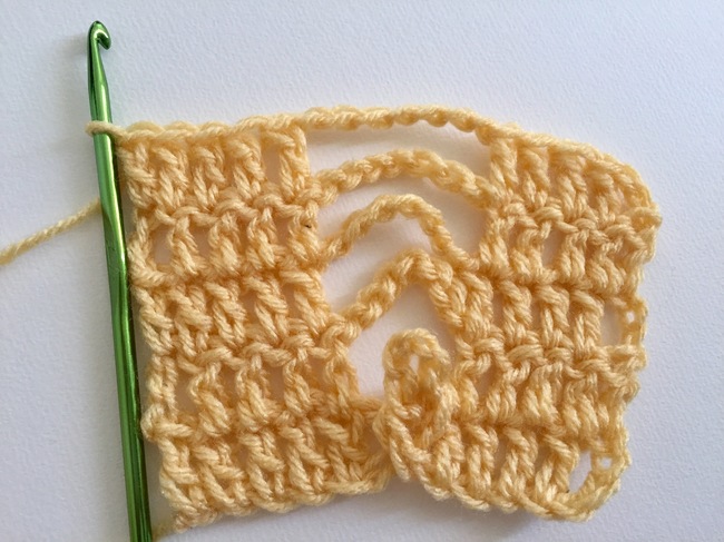 jacob ladder crochet stitch 4