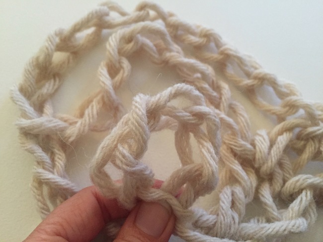 jacobs ladder crochet knot