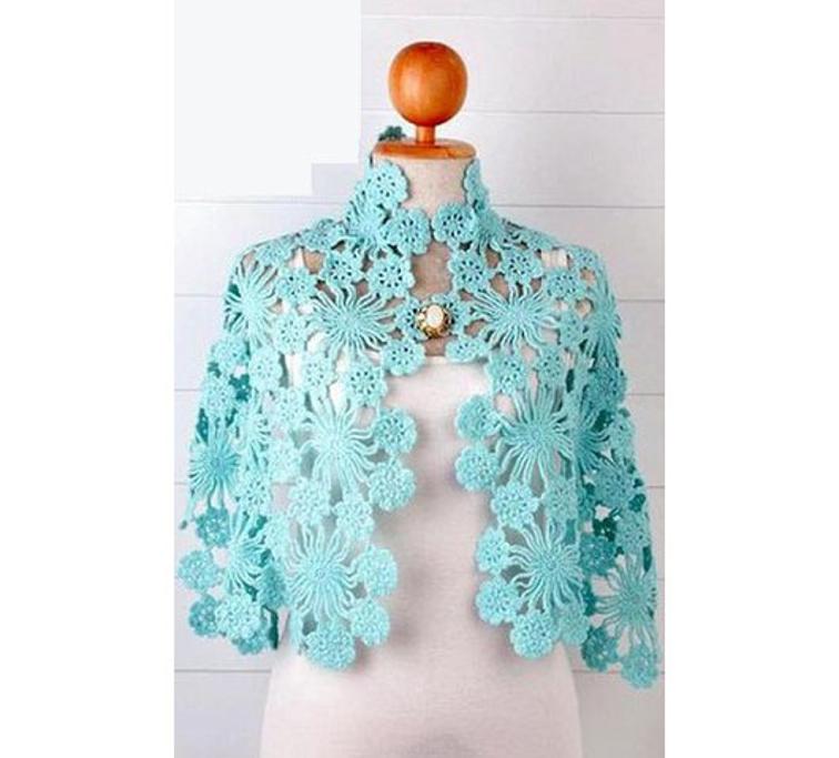 join as you go crochet shawl