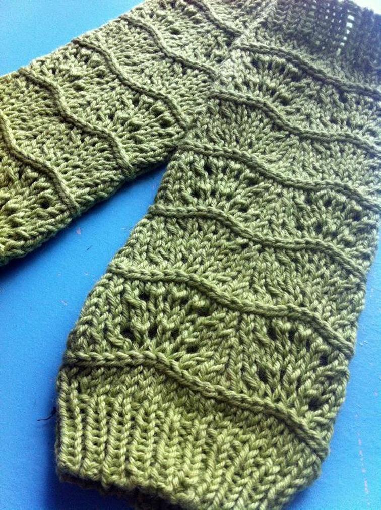 Lila's Knit Legwarmers