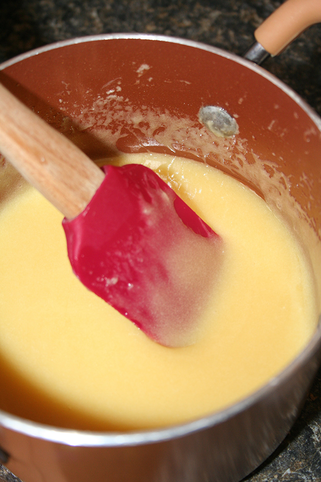 Melt the white chocolate