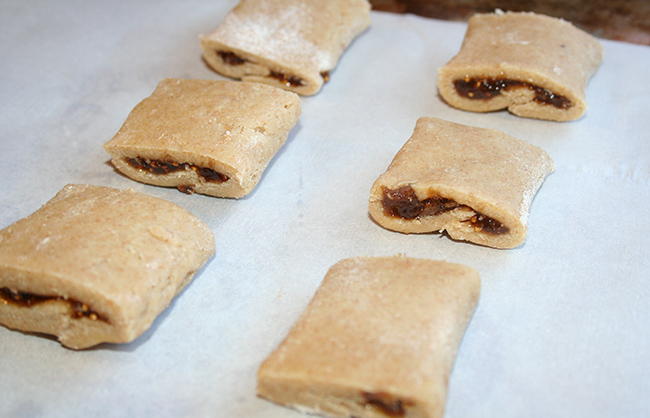 Fig newtons before baking