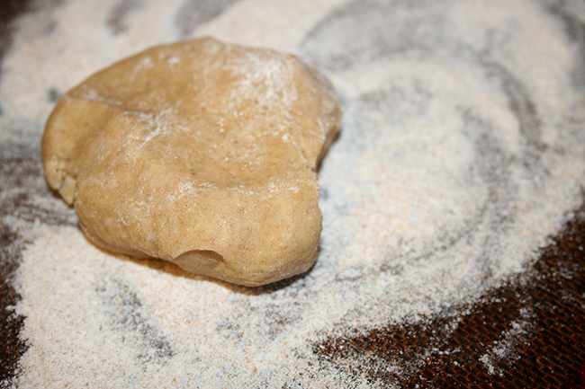 Well floured work surface