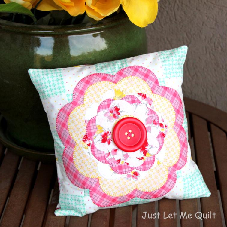 Flower Pillow Sewing Pattern