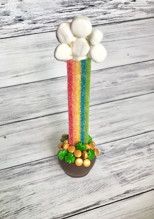 st. patrick's day cake pops