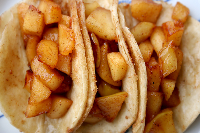 Apple Pie Tacos