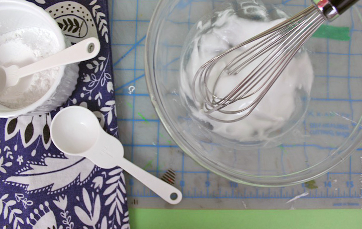 Making watercolor paint mixing ingredients