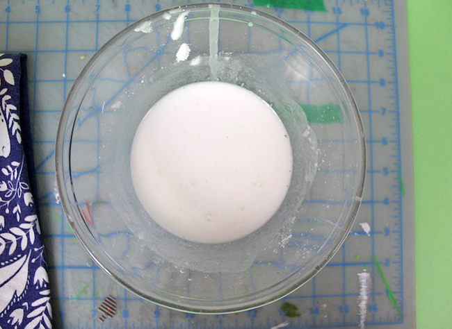 Making watercolor paint mixing ingredients