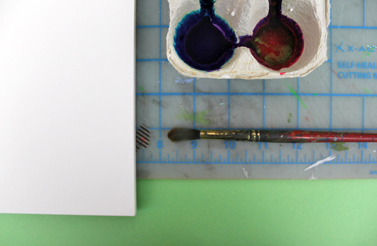 starting to paint watercolor