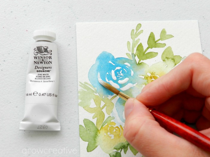 Gouache on Watercolor