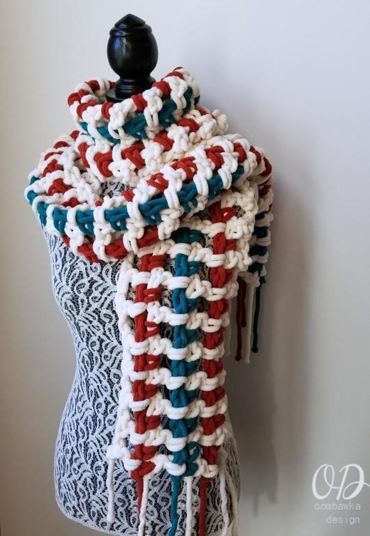 2  Hour Super Scarf Crochet Pattern