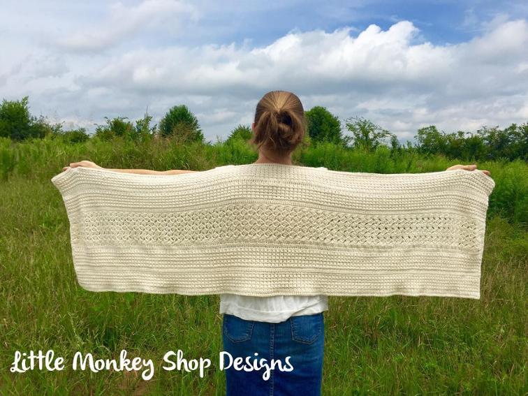 A Mother's Love Wrap crochet shawl