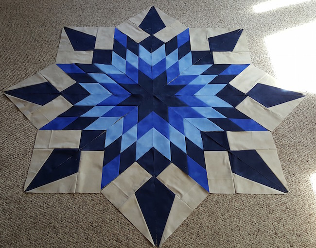 Center of Blazing Star Quilt