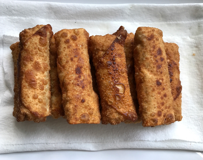fried egg rolls