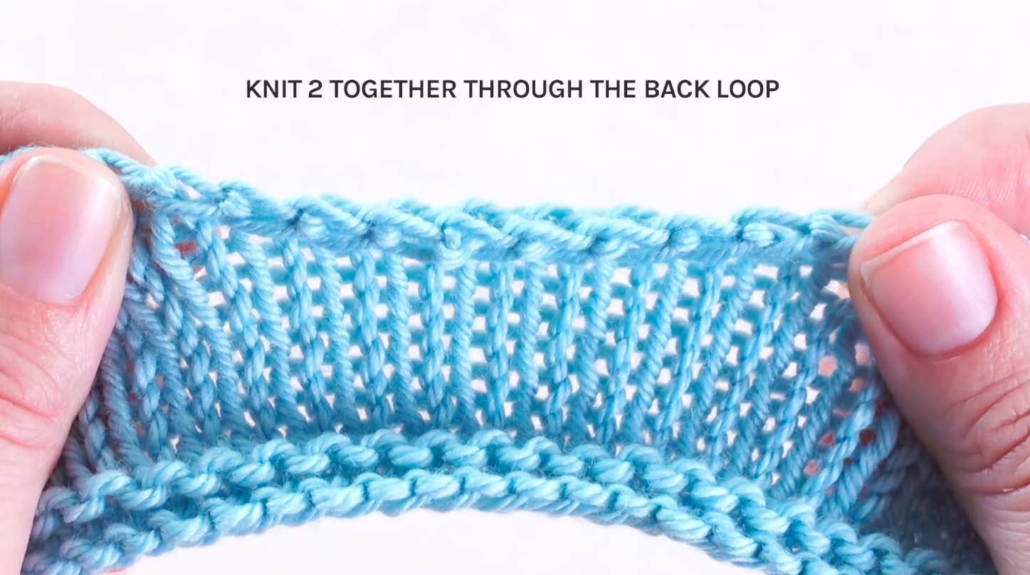 K2togtbl stretchy bind off