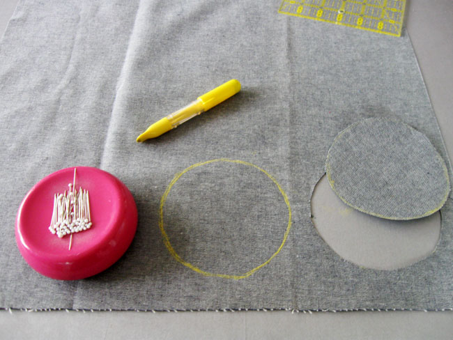Step 2 cut two circles